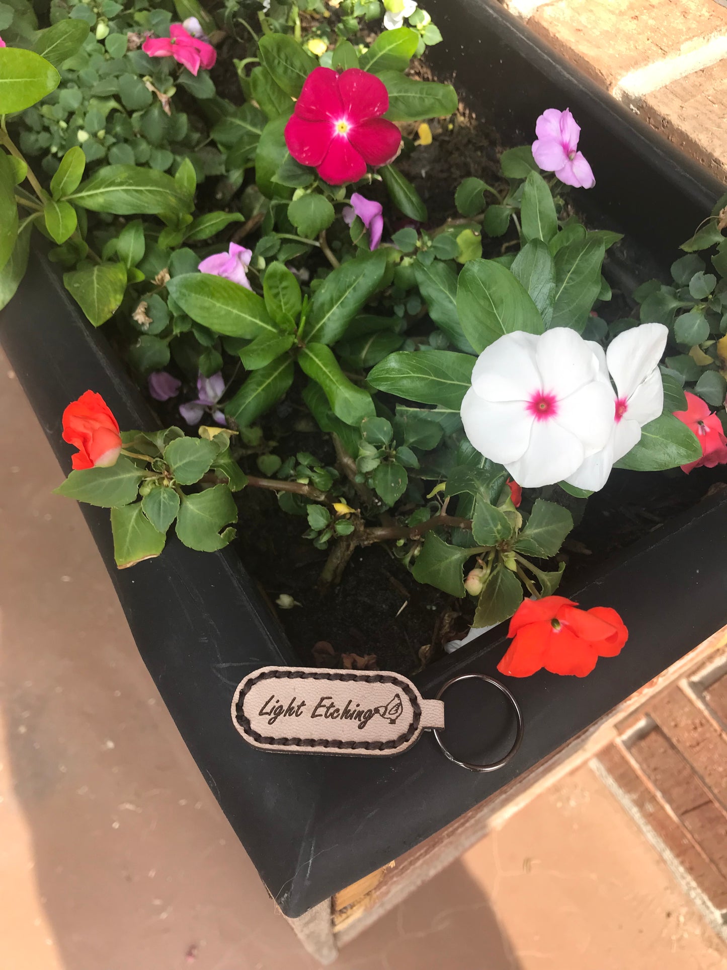 Oval Shaped Leather Key Chain Laser Cut Download