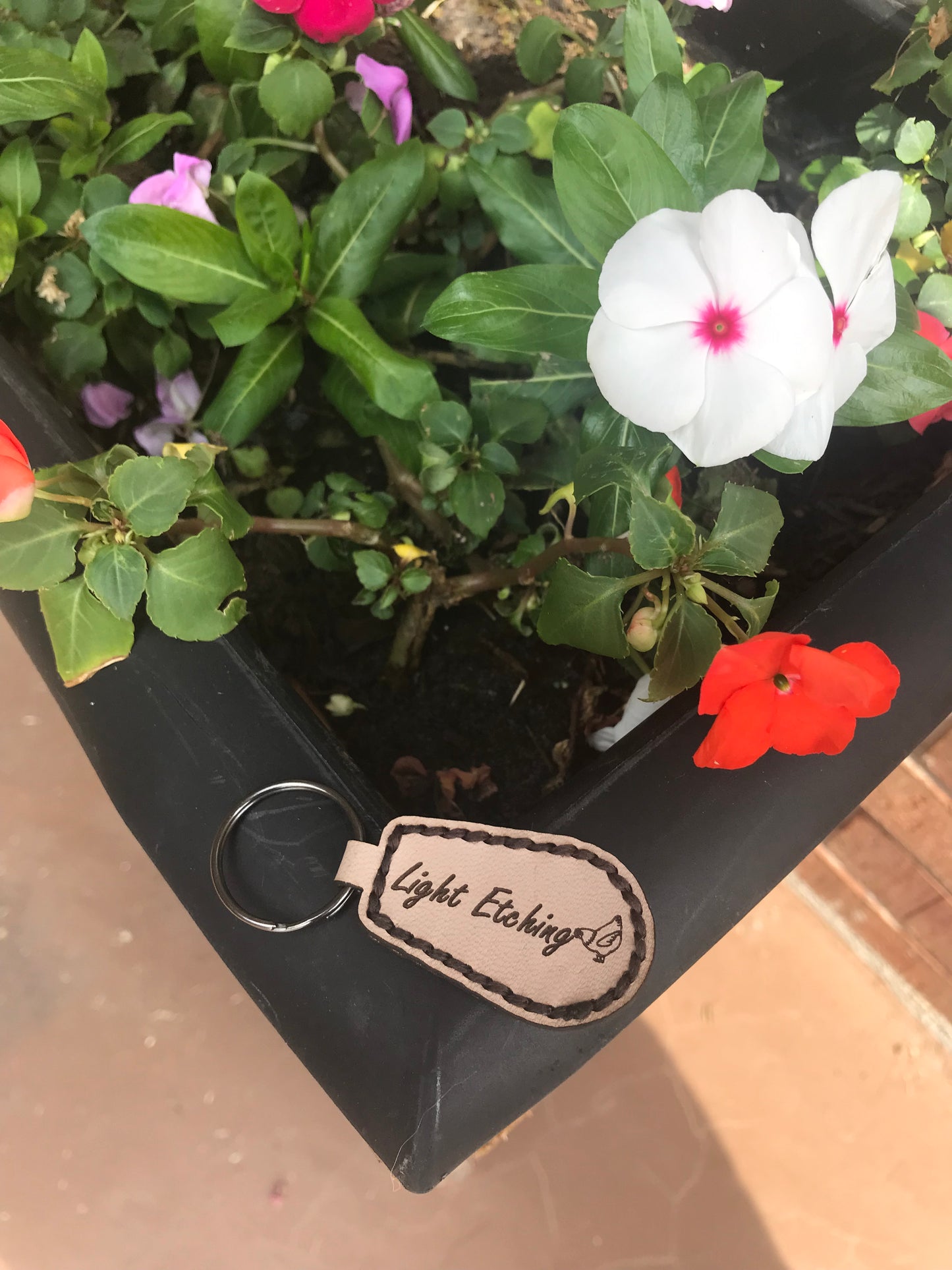 Drop Shaped Leather Key Chain Laser Cut Download